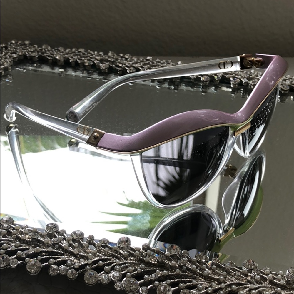 Dior Purple and Gold Sunglasses